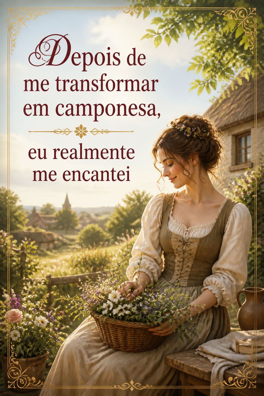 Depois de me transformar em camponesa, eu realmente me encantei